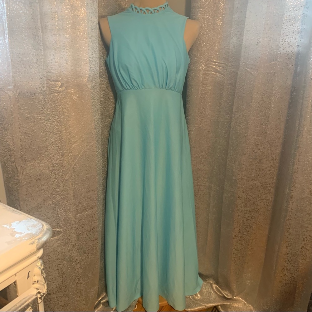 Vintage dress blue